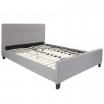 Flash Furniture Tribeca Queen Platform Bed Set-Gray HG-BM10-27-GG