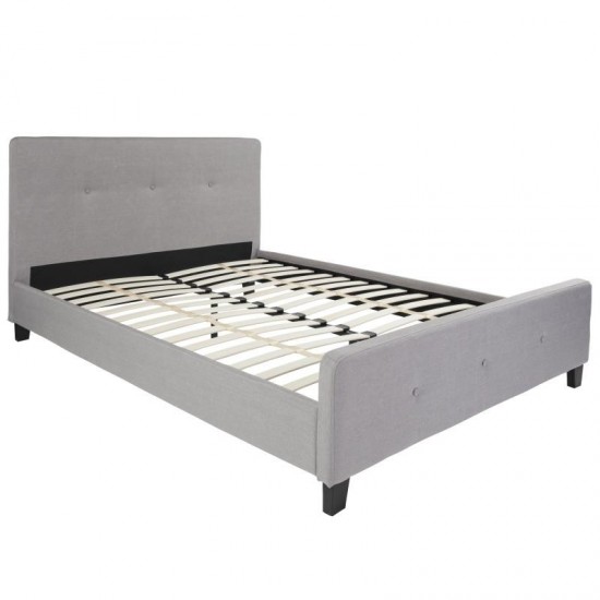 Flash Furniture Tribeca Queen Platform Bed Set-Gray HG-BM10-27-GG