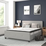 Flash Furniture Tribeca Queen Platform Bed Set-Gray HG-BM10-27-GG