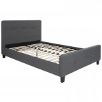 Flash Furniture Tribeca Full Platform Bed Set-Gray HG-BM10-30-GG