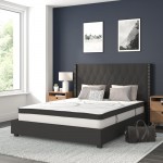 Flash Furniture Riverdale Queen Platform Bed Set-Black HG-BM10-39-GG