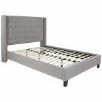 Flash Furniture Riverdale Full Platform Bed Set-Gray HG-BM10-42-GG