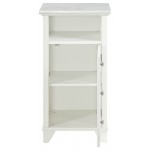 ACME Sherlock Cabinet, Marble & White