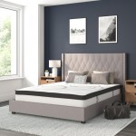Flash Furniture Riverdale Queen Platform Bed Set-Gray HG-BM10-43-GG