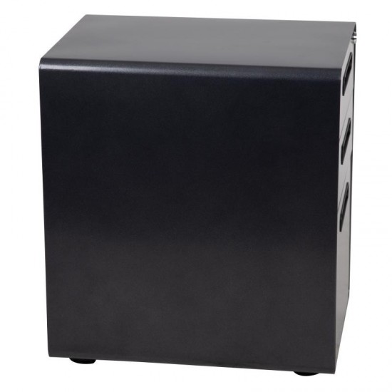 Flash Furniture Wren 3-Drawer Filing Cabinet-Black HZ-AP535-01-BK-GG