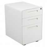 Flash Furniture Wren 3-Drawer Filing Cabinet-White HZ-AP535-01-W-GG