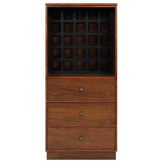 ACME Wiesta Wine Cabinet, Walnut