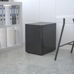 Flash Furniture Warner 3-Drawer Filing Cabinet-Black HZ-CHPL-01-BK-GG