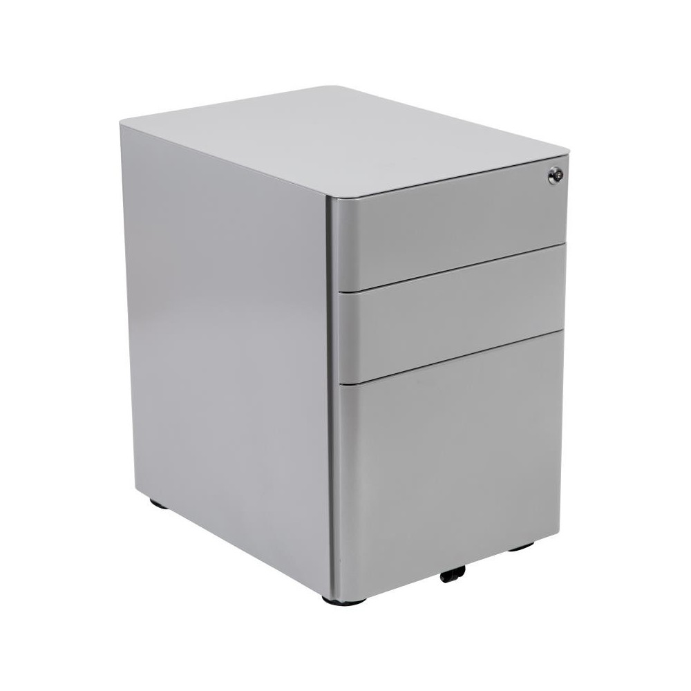 Flash Furniture Warner 3-Drawer Filing Cabinet-Gray HZ-CHPL-01-GRY-GG