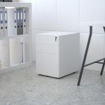 Flash Furniture Warner 3-Drawer Filing Cabinet-White HZ-CHPL-01-W-GG