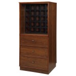 ACME Wiesta Wine Cabinet, Walnut