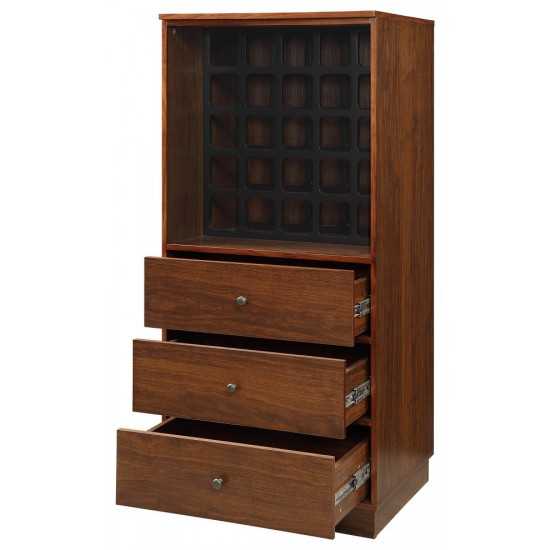 ACME Wiesta Wine Cabinet, Walnut