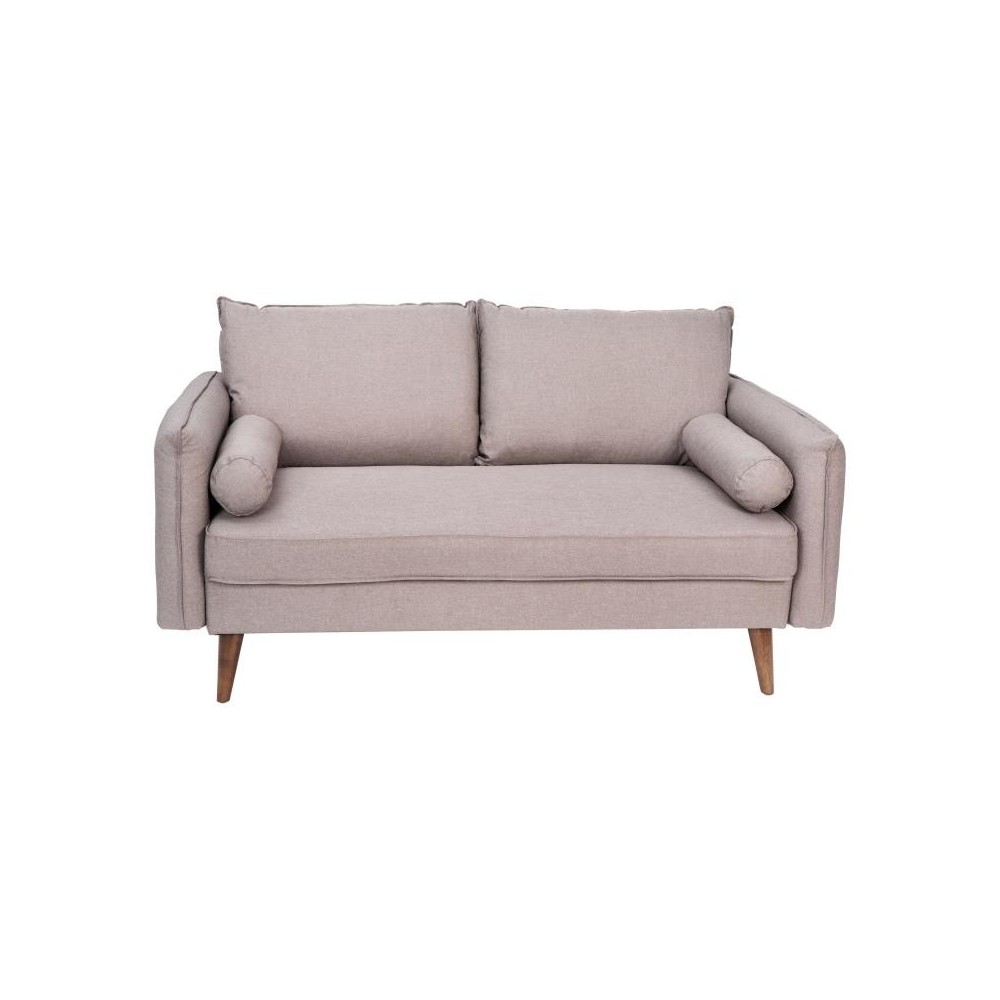 Flash Furniture Evie Taupe Upholstered Loveseat IS-VL100-BR-GG