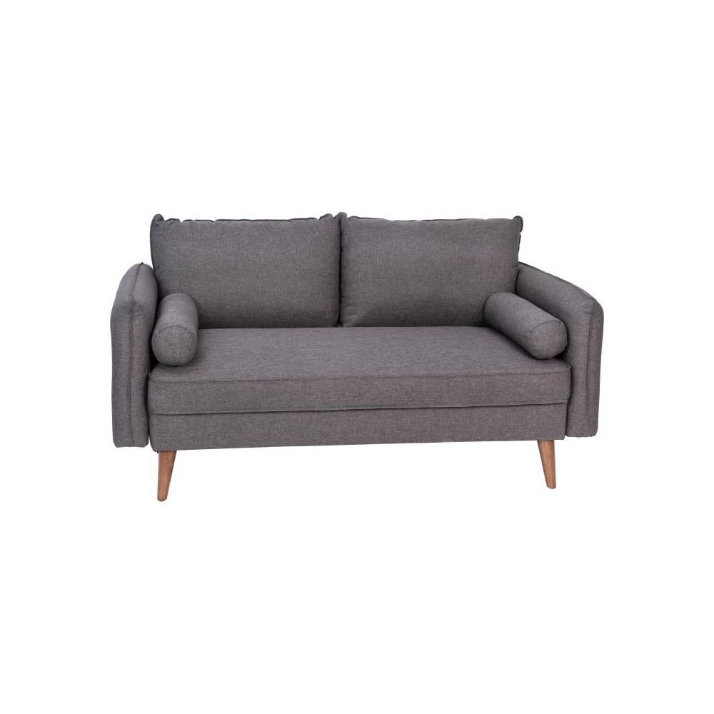 Flash Furniture Evie Gray Upholstered Loveseat IS-VL100-GY-GG