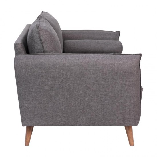 Flash Furniture Evie Gray Upholstered Loveseat IS-VL100-GY-GG