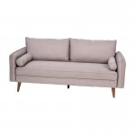 Flash Furniture Evie Taupe Upholstered Sofa IS-VS100-BR-GG