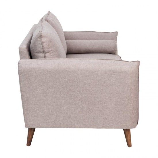 Flash Furniture Evie Taupe Upholstered Sofa IS-VS100-BR-GG