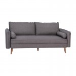 Flash Furniture Evie Gray Upholstered Sofa IS-VS100-GY-GG