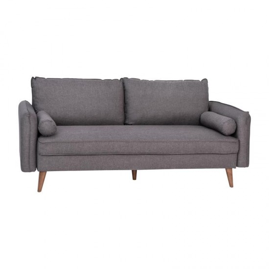 Flash Furniture Evie Gray Upholstered Sofa IS-VS100-GY-GG