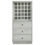 ACME Wiesta Wine Cabinet, Antique White