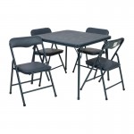 Flash Furniture Mindy Navy Kid Folding Table Set JB-9-KID-NV-GG