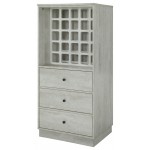 ACME Wiesta Wine Cabinet, Antique White