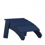 Flash Furniture Sawyer Navy Blue Adirondack Footrest JJ-C14309-NV-GG