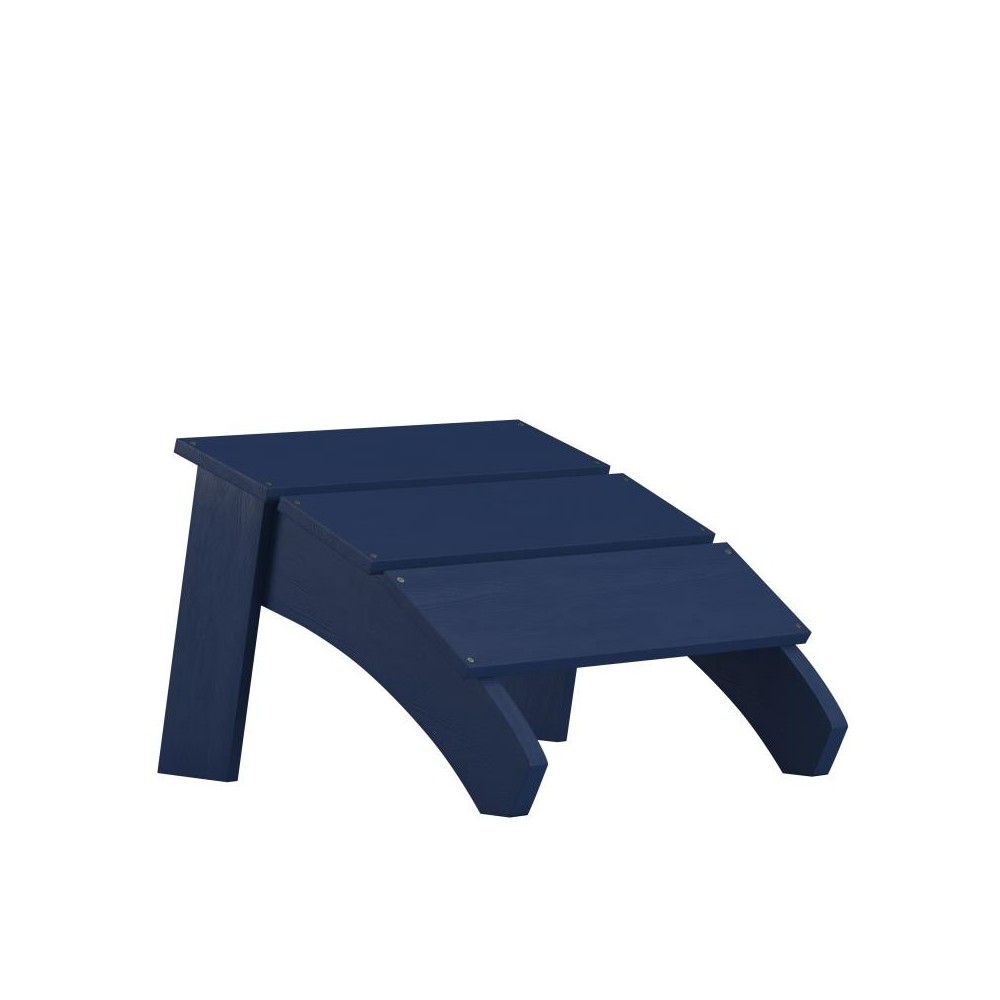 Flash Furniture Sawyer Navy Blue Adirondack Footrest JJ-C14309-NV-GG