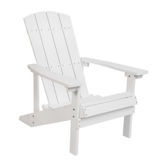 Flash Furniture Charlestown Adirondack Chair & Fire Pit JJ-C145012-32D-WH-GG