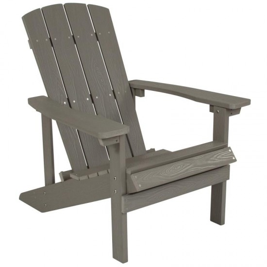 Flash Furniture Charlestown Adirondack Chair & Fire Pit JJ-C145014-32D-LTG-GG