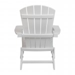 Flash Furniture Charlestown White Folding Adirondack Chair JJ-C14505-WH-GG