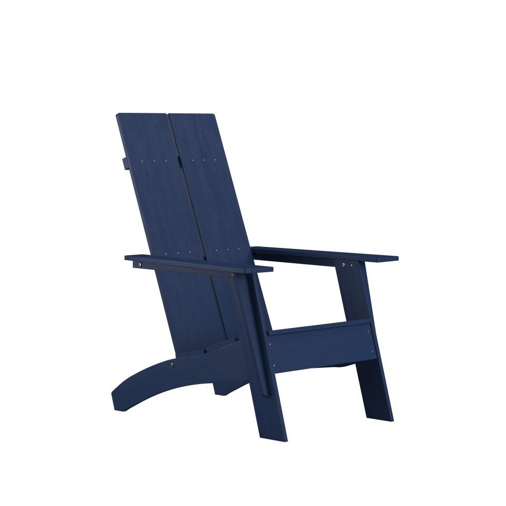 Flash Furniture Sawyer Navy Modern Adirondack Chair JJ-C14509-NV-GG