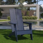 Flash Furniture Sawyer Navy Modern Adirondack Chair JJ-C14509-NV-GG