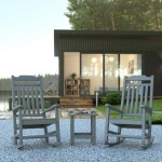 Flash Furniture Winston Gray Table and 2 Chair Set JJ-C14703-2-T14001-GY-GG
