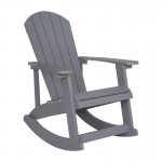 Flash Furniture Savannah 2PK Gray Rockers & 1 Table JJ-C14705-2-T14001-GY-GG