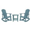 Flash Furniture 2PK Sea Foam Rockers & 1 Table JJ-C14705-2-T14001-SFM-GG