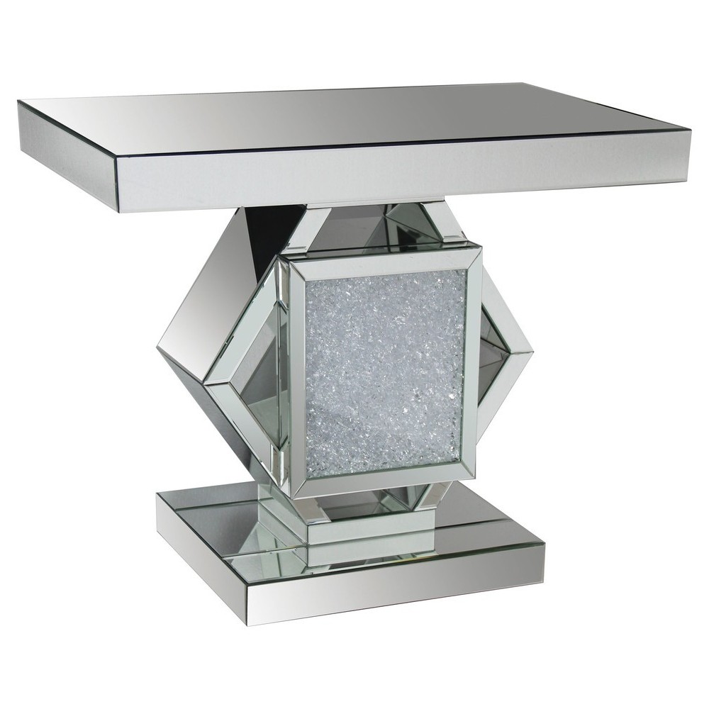 ACME Nowles Console Table, Mirrored