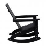 Flash Furniture Finn 2 PK Black Resin Rocking Chair JJ-C14709-BK-2-GG