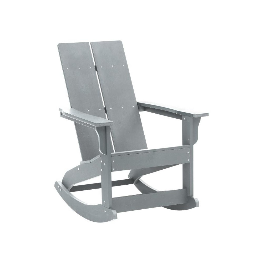 Flash Furniture Finn Gray Resin Rocking Chair JJ-C14709-GY-GG