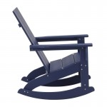 Flash Furniture Finn 2 PK Navy Resin Rocking Chair JJ-C14709-NV-2-GG