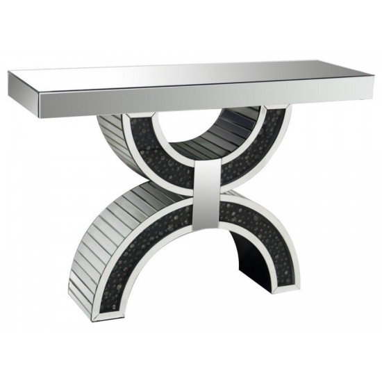 ACME Noor Console Table, Mirrored