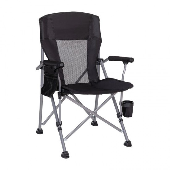 Flash Furniture Black Folding Camping Chair JJ-CC302-BK-GG