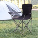 Flash Furniture Black Folding Camping Chair JJ-CC303-BK-GG