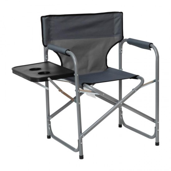 Flash Furniture Benjamin Gray Folding Directors Chair JJ-CC305-GY-GG