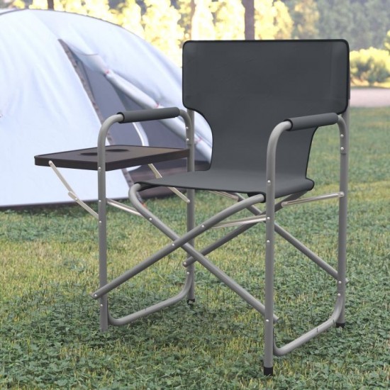 Flash Furniture Benjamin Gray Folding Directors Chair JJ-CC305-GY-GG