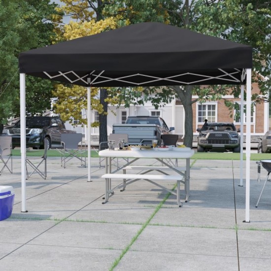 Flash Furniture Harris 10'x10' Black Pop Up Canopy JJ-GZ1010-BK-GG