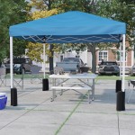Flash Furniture Harris Canopy Tent & Folding Bench JJ-GZ10PKG103-BL-GG