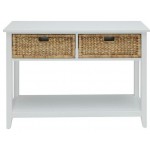 ACME Flavius Console Table, White