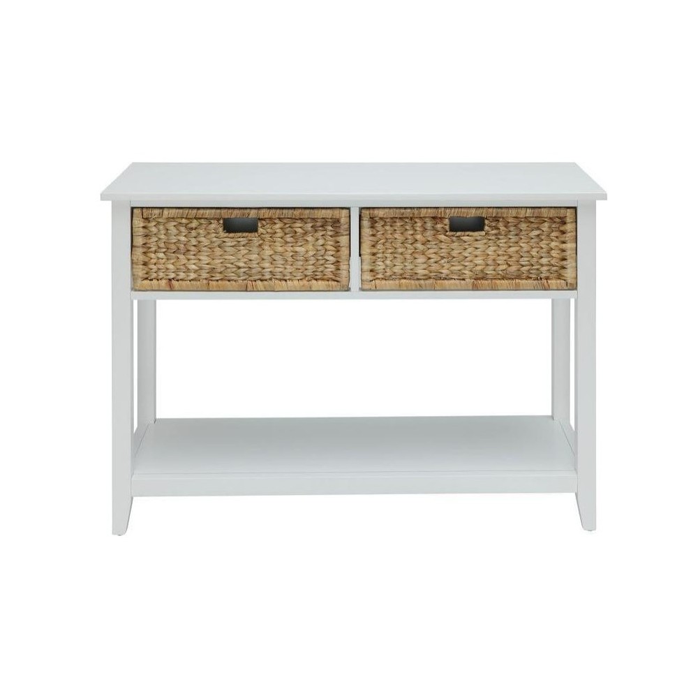 ACME Flavius Console Table, White