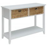 ACME Flavius Console Table, White